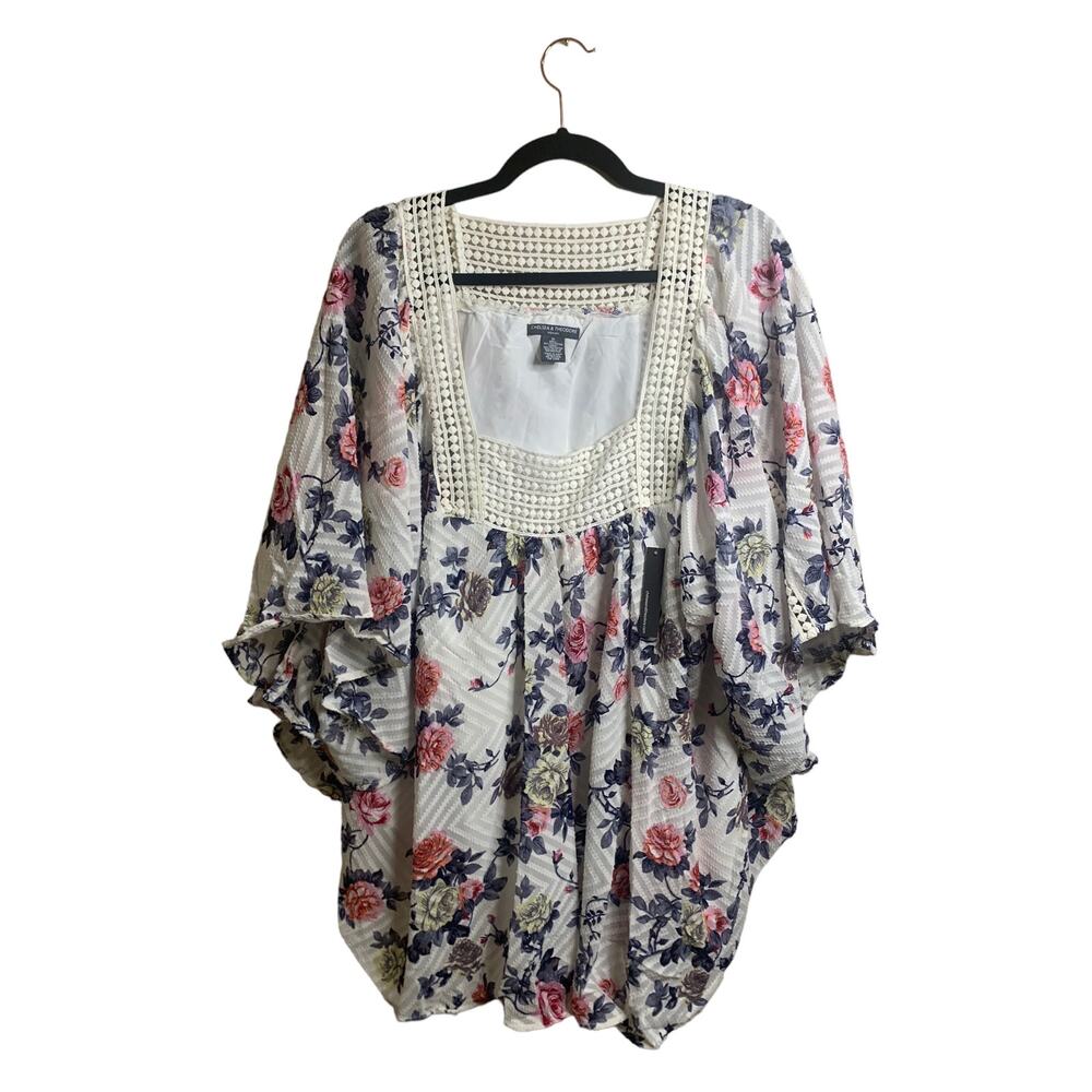 Chelsea & Theodore - Floral Boho Top - Size 3X Shirt